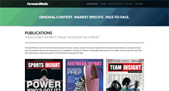 Desktop Screenshot of formula4media.com